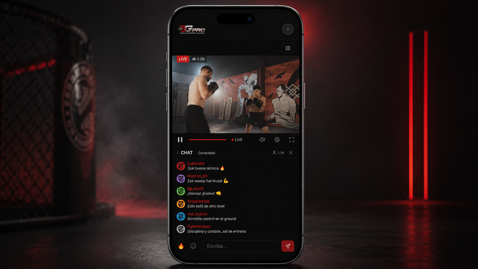 Prototipo responsive de streaming en móvil