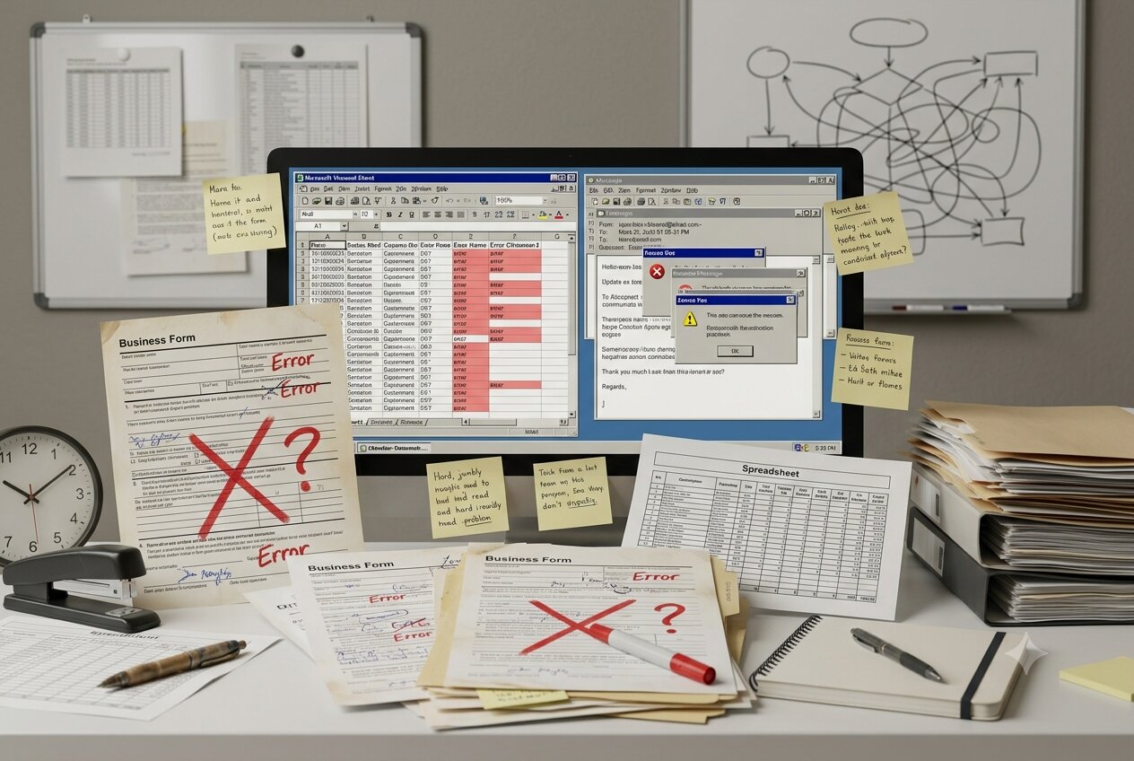 Previous paper-based tracking process